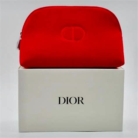 dior trousse pouch red|christian Dior evening bag.